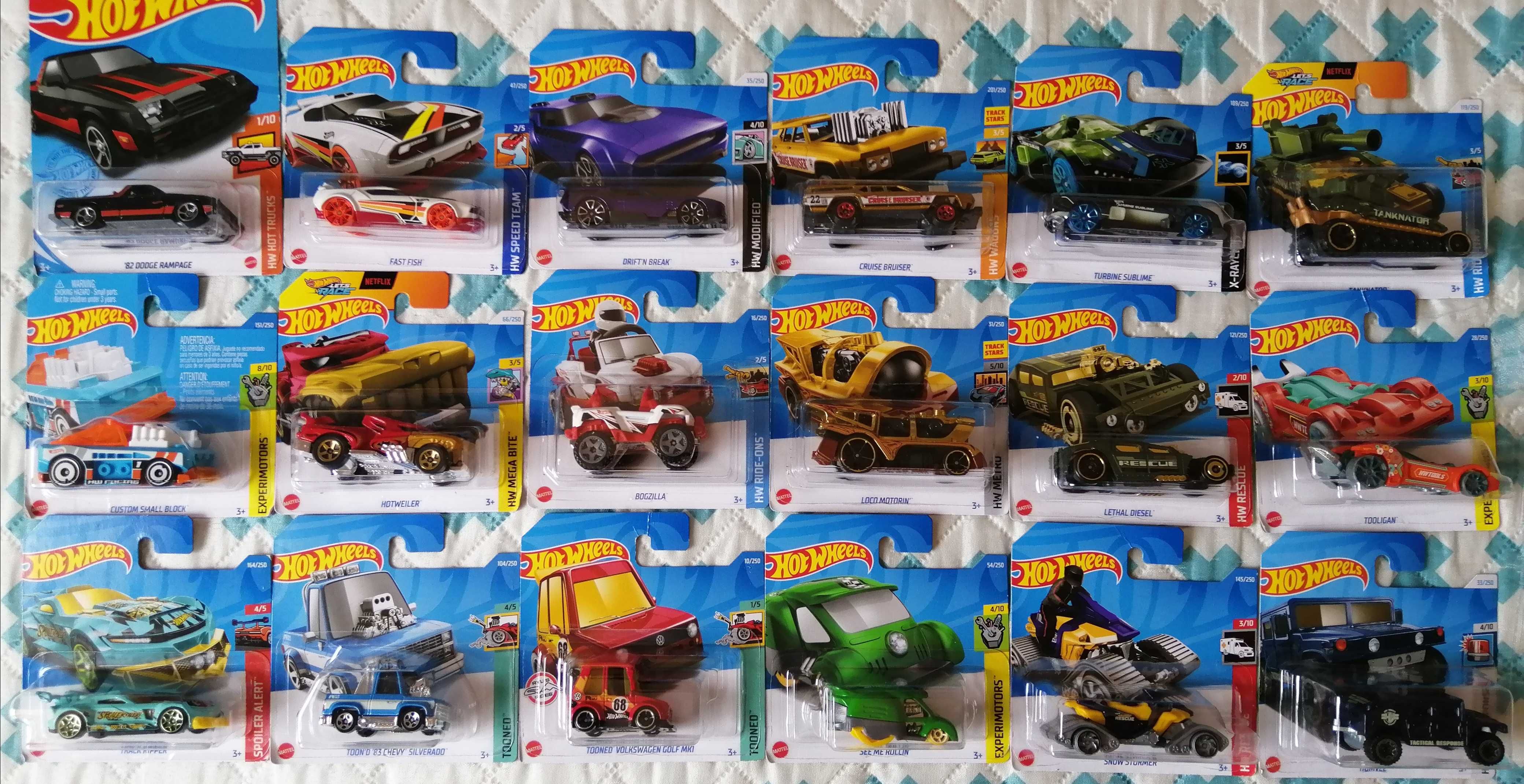 Hot wheels 1/64 Novos