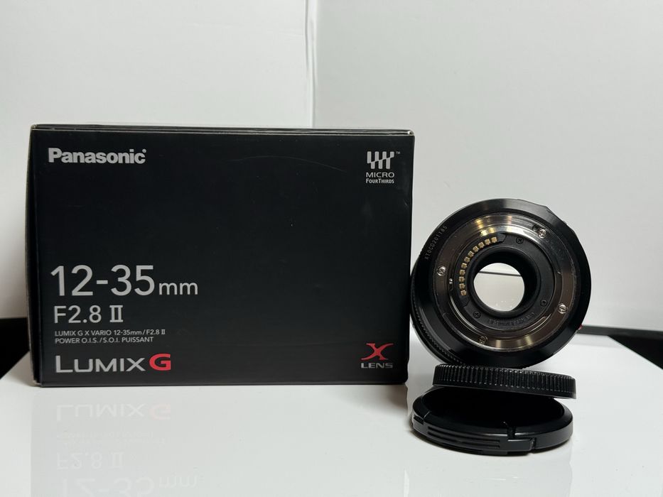 Obiektyw lumix 12-35 2.8 II m4/3 i 4 filtry