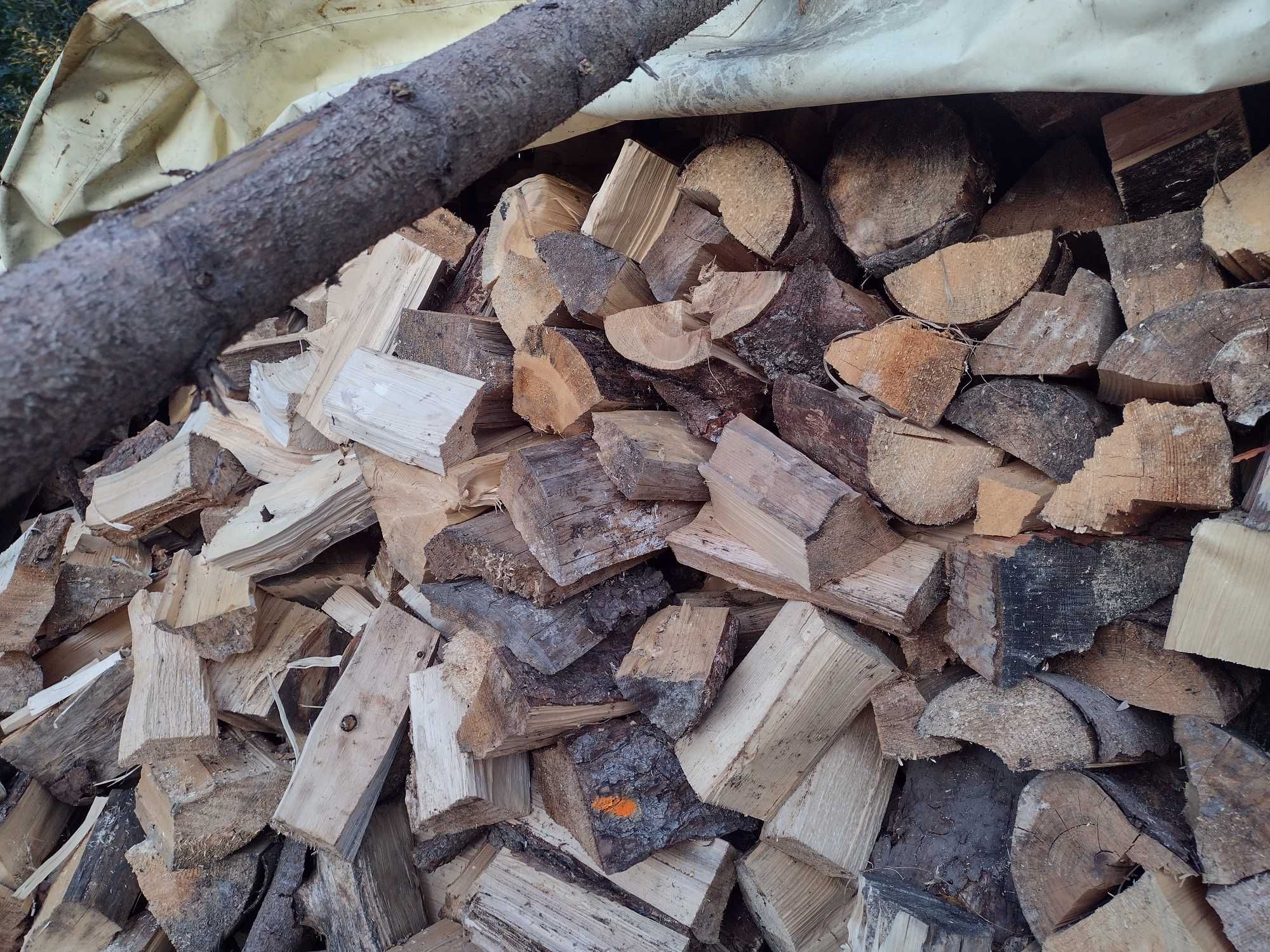 Drewno opałowe łupane 20 - 25 cm