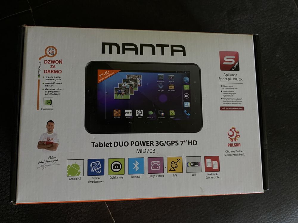 Tablet DUO POWER 3G MID703