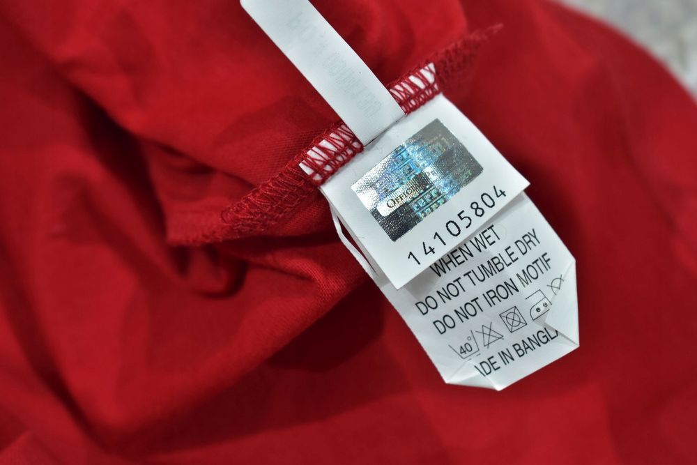 Ferrari Czerwona Logowana Koszulka Męska Vtg / Xl