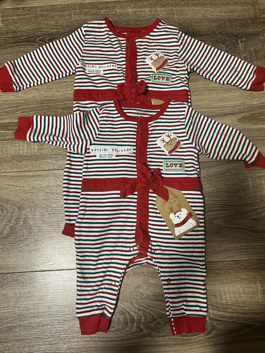 Новорічний костюм,  боді, сліп, чоловічок для малюка  на 3- 6