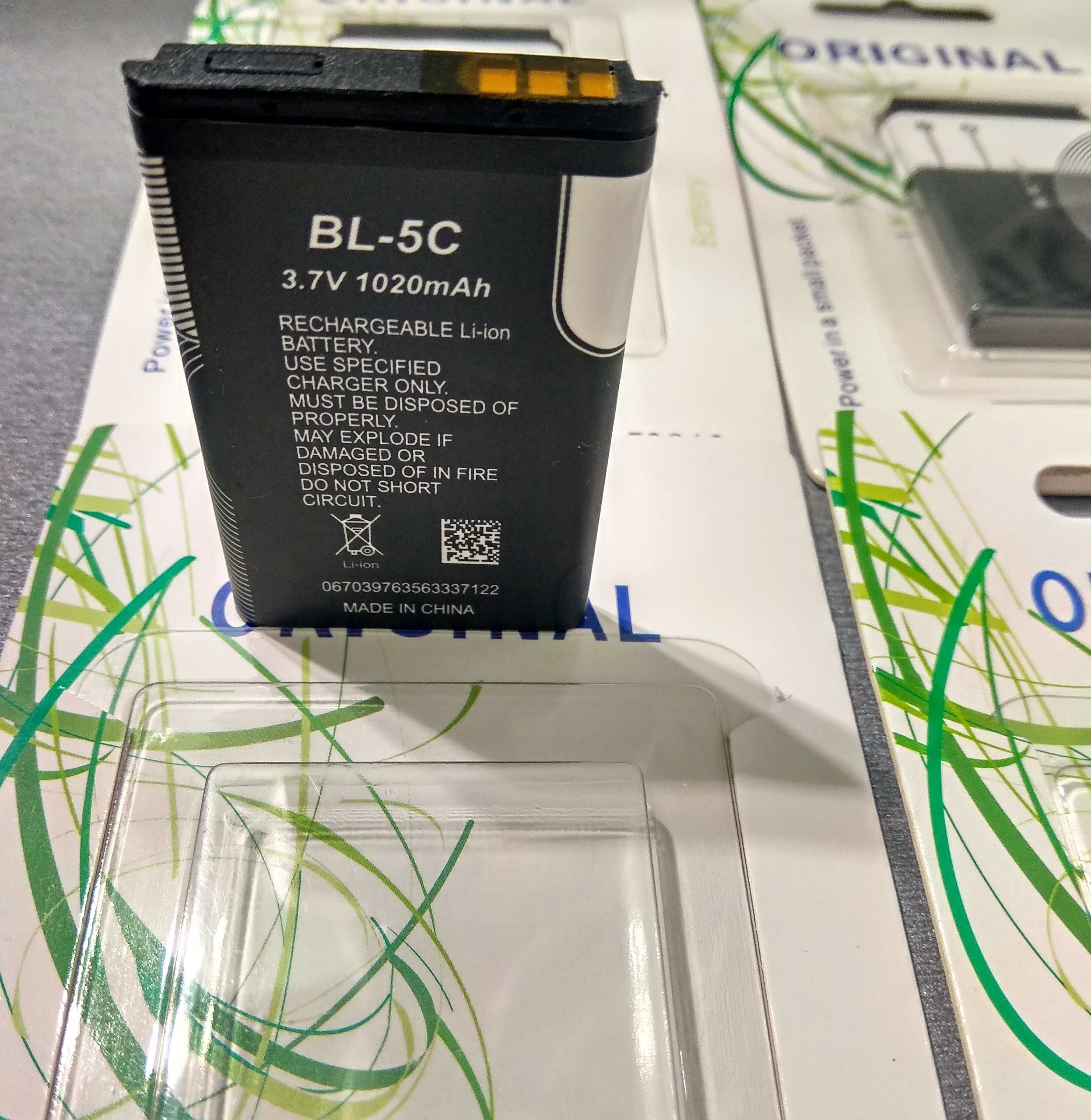 Аккумулятор BL-5C, аккумуляторная батарея 1020mAh