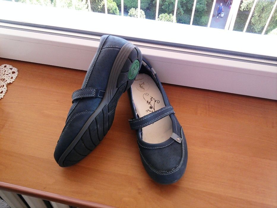 Granatowe balerinki Footflexx z kolekcji bucików - 37 /23,5 cm !!