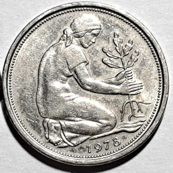 50 Pfennig - Niemcy Zachod. (RFN) - zest 2 monet - 1949, 78 - stan d.