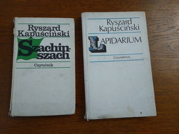 Ryszard Kapuściński Szachin szach Lapidarium zestaw
