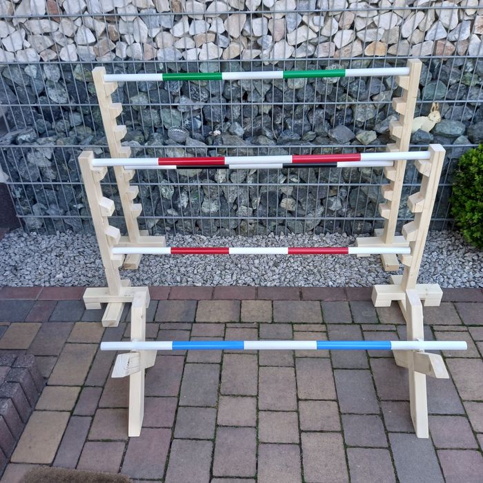 Komplet trzech  przeszkod do hobby horse