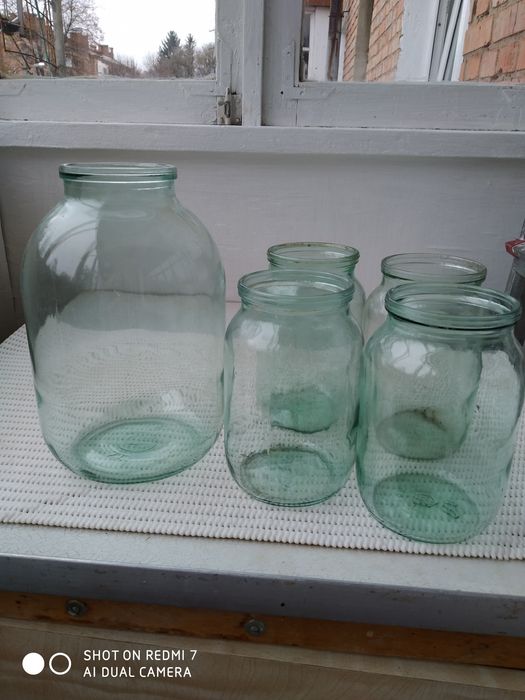 Банки 1 литр,3 литра