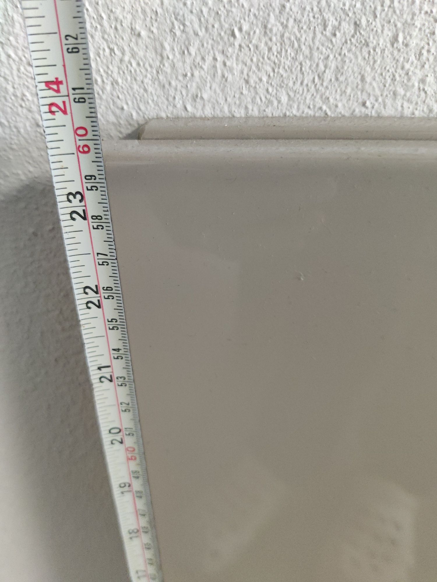 Portas/frentes gaveta IKEA 60x38 lacado bege e prateleiras vidro