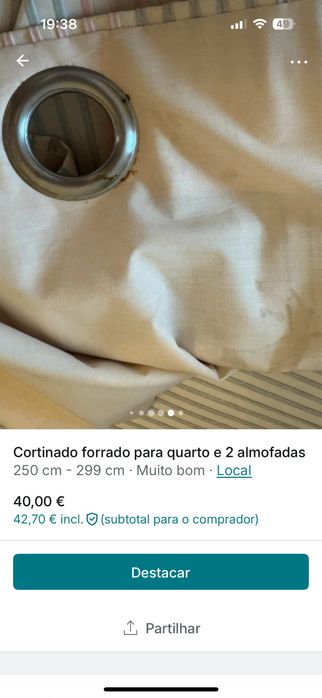 Cortinados  forrados