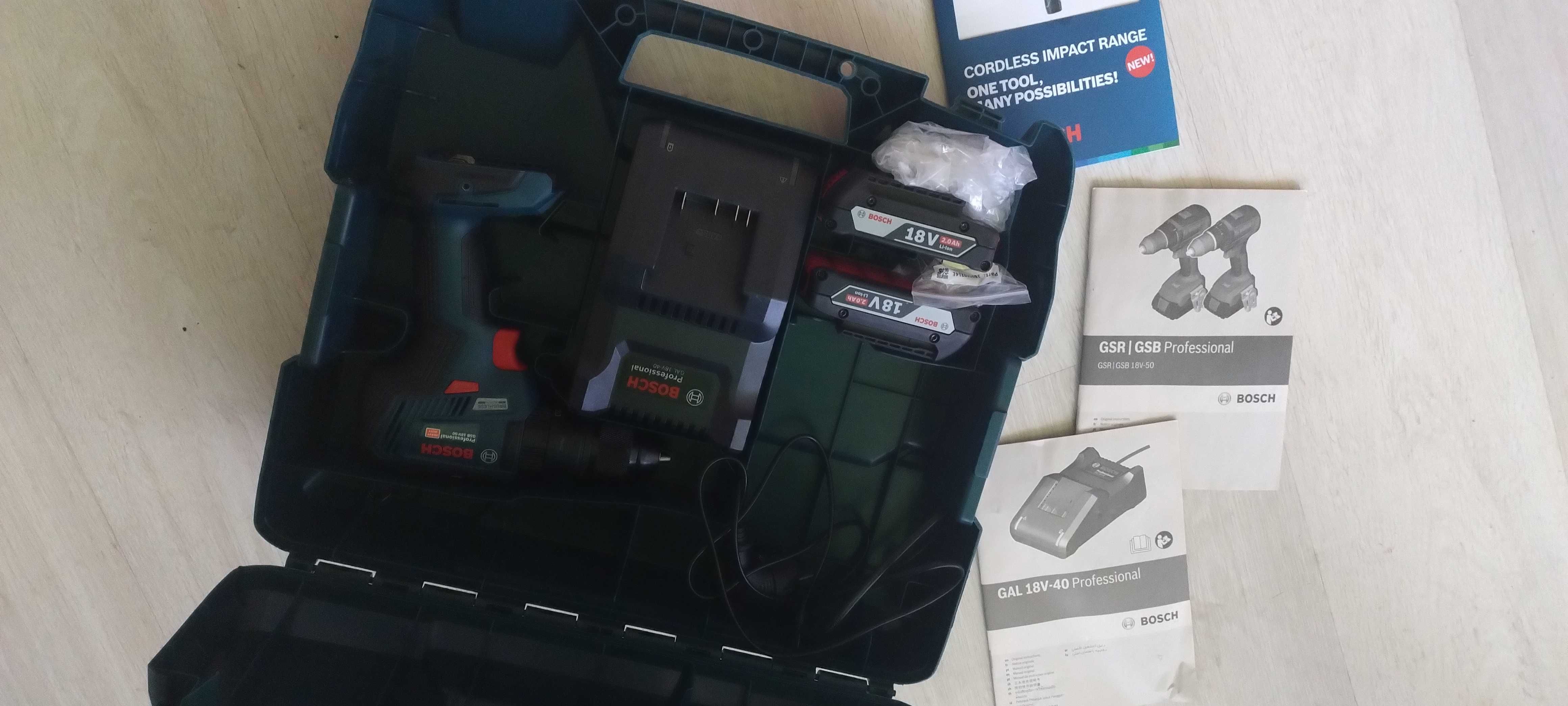 Аккумуляторный шуруповерт BOSCH GSB 18V-50