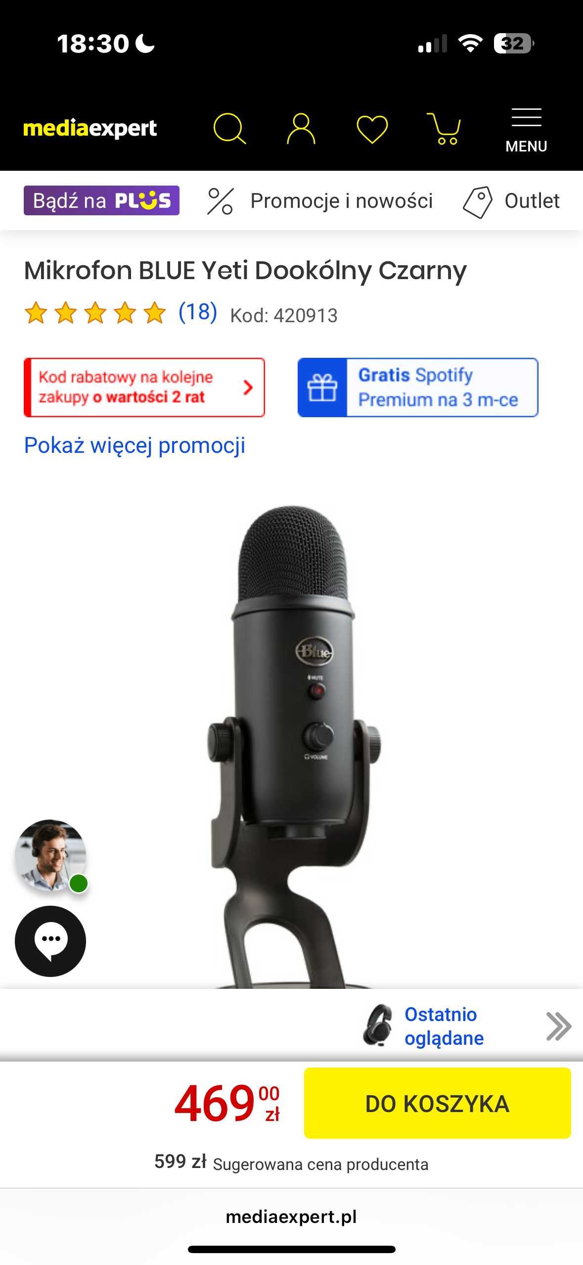 Mikrofon Blue Yeti USB