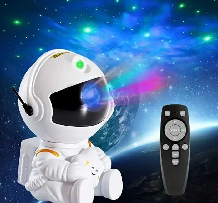 Projektor Gwiazd - Lampka Nocna Astronauta LED