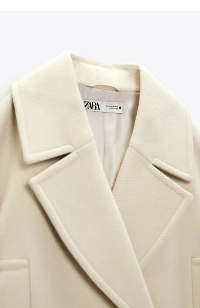 Zara пальто оверсайз XL
