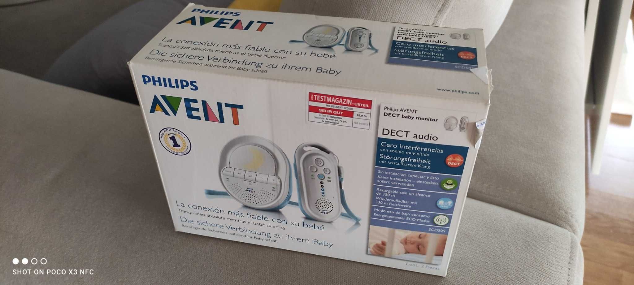 Intercomunicador Philips Avent DECT SCD505 – Baby Monitor