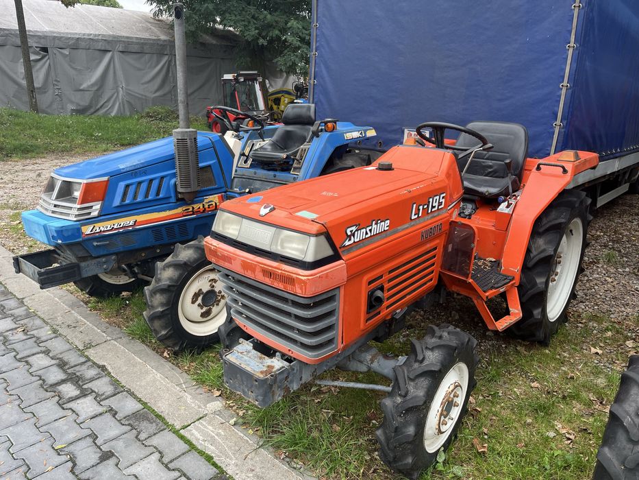 Traktorek kubota L1-195 19 km 4x4 rewers blokada walek 3 cylindry