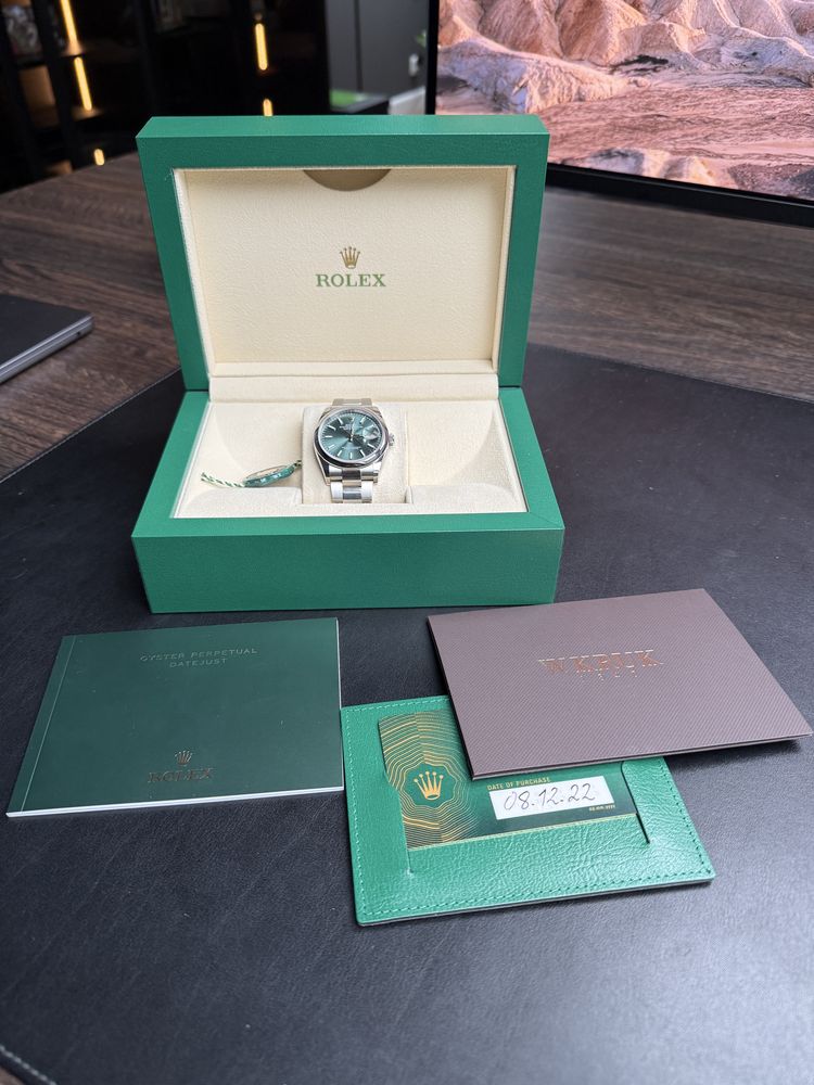Rolex Datejust Mint Green 2022