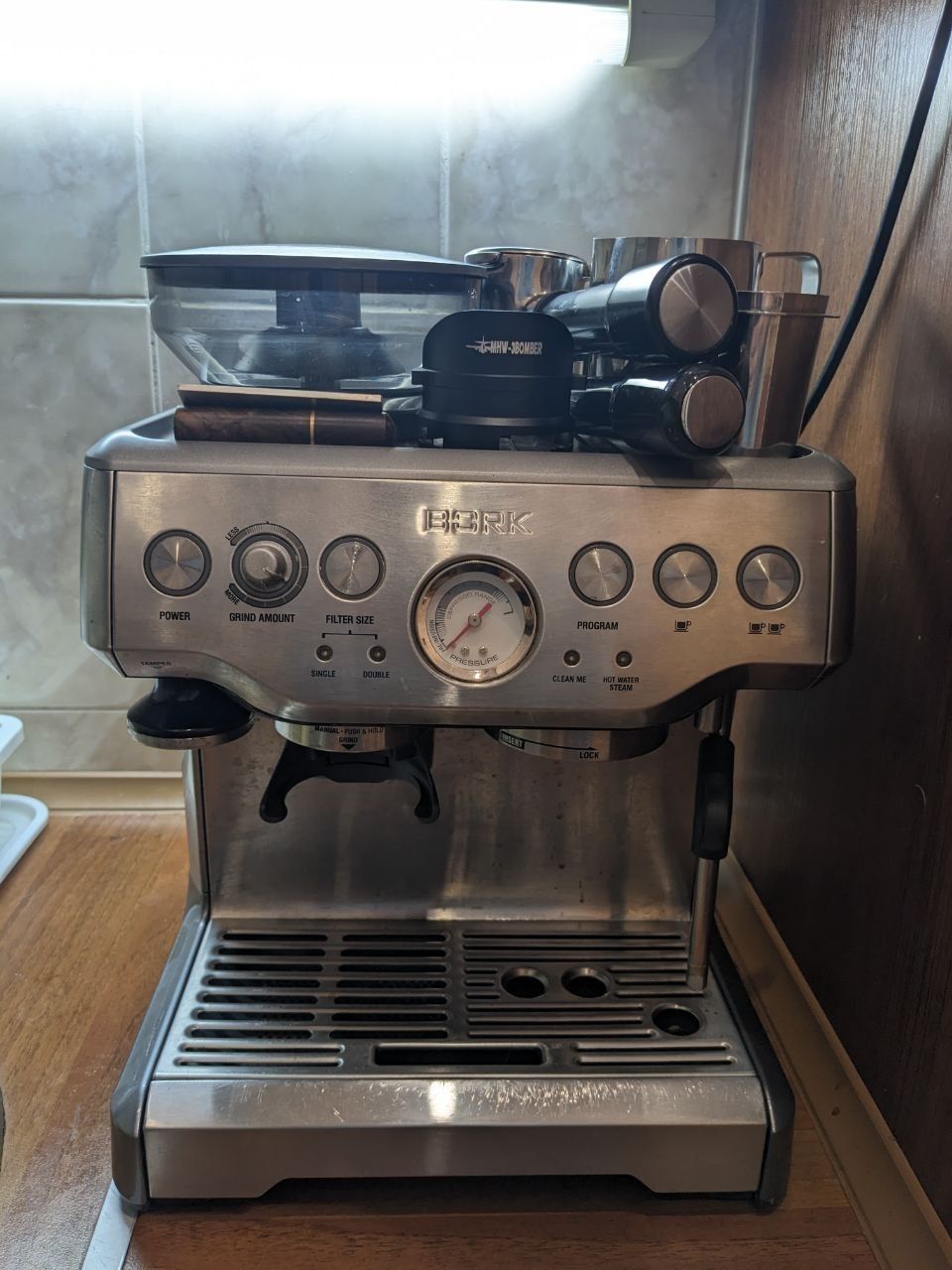 Кофемашина, Кофемолка, Breville Barista Express, Bork C804, Торг
