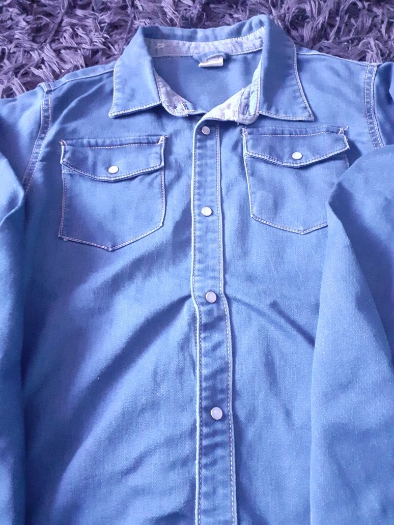 Camisa de ganga 13/14 anos