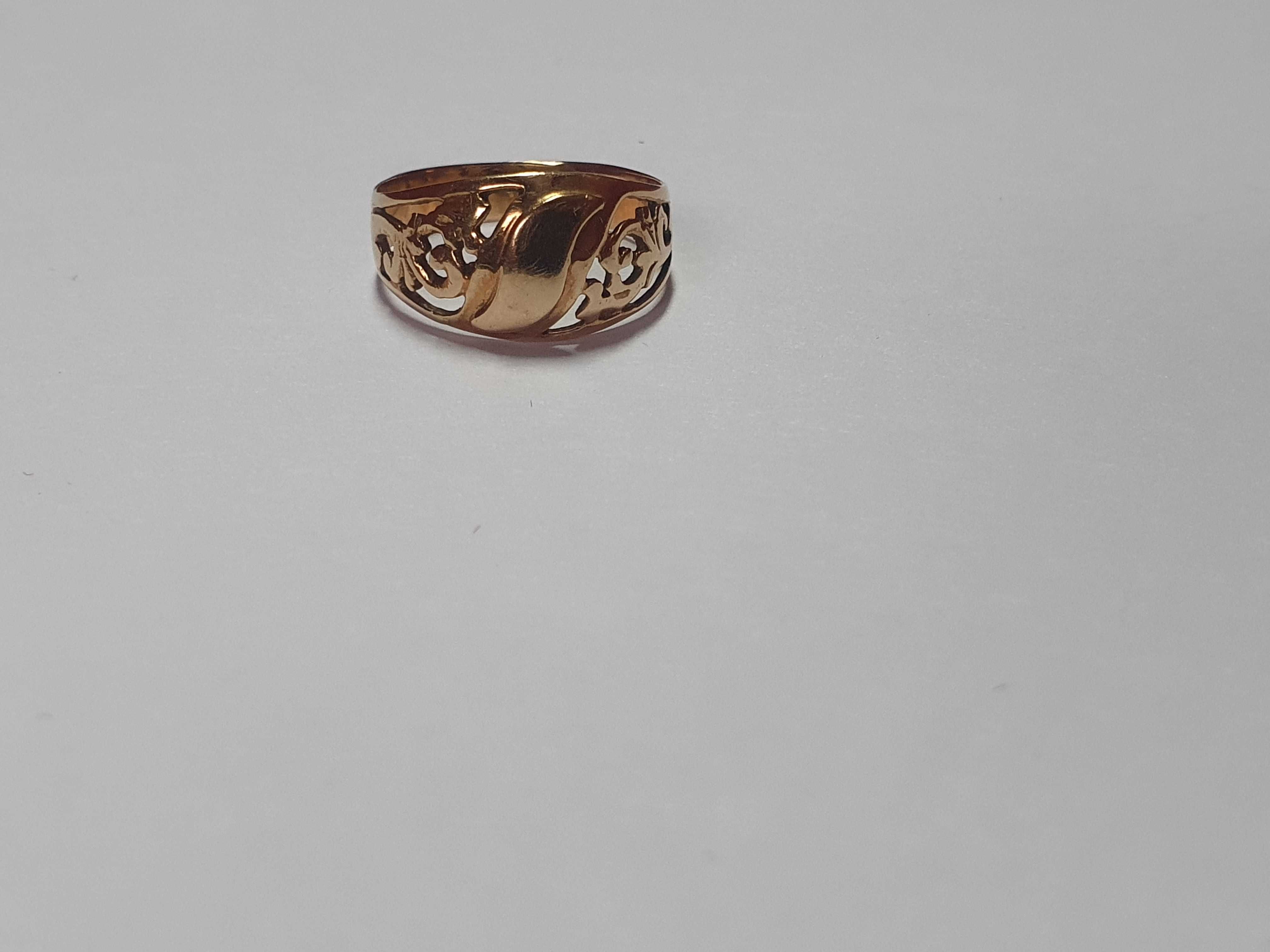 złoto złoty pierścionek p500
