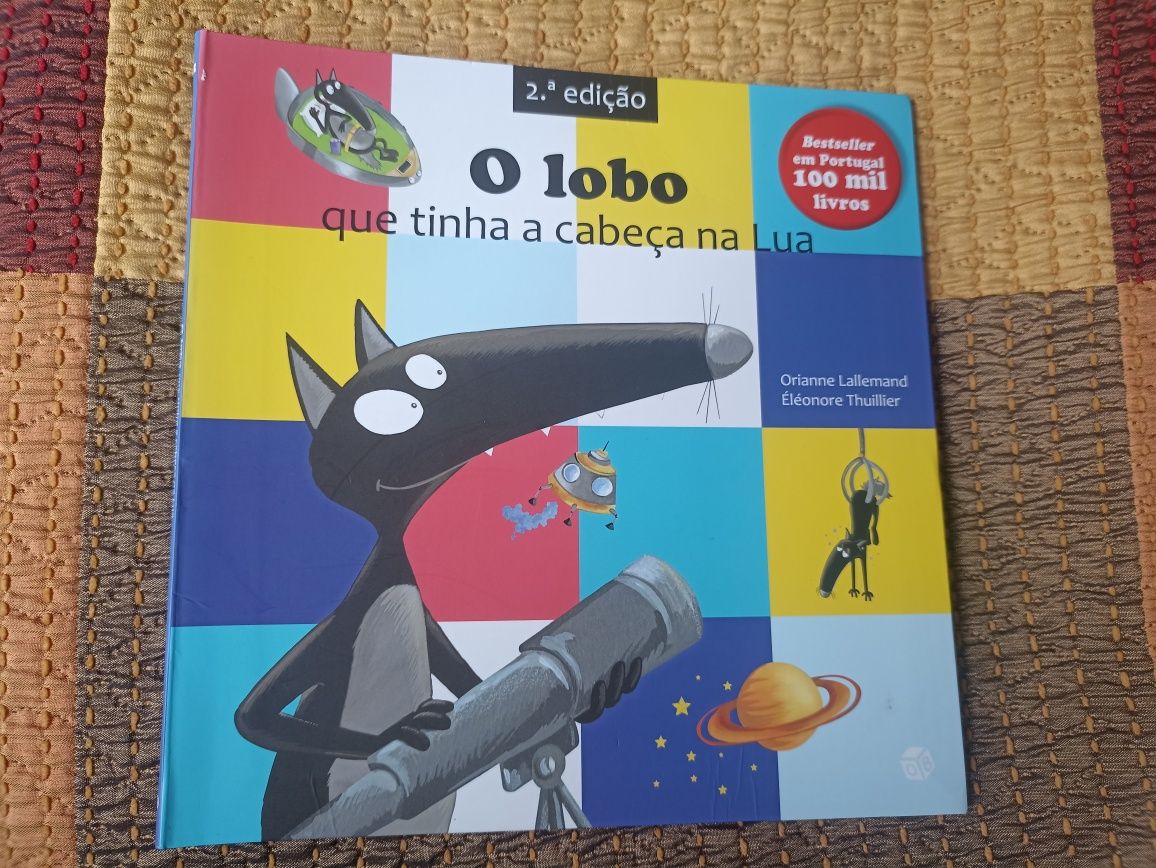 5 livros da coleção do "O Lobo"