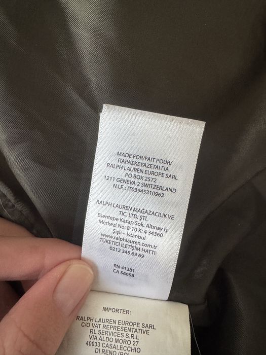 Оригінальна зимова тепла куртка Ralph Lauren S/M