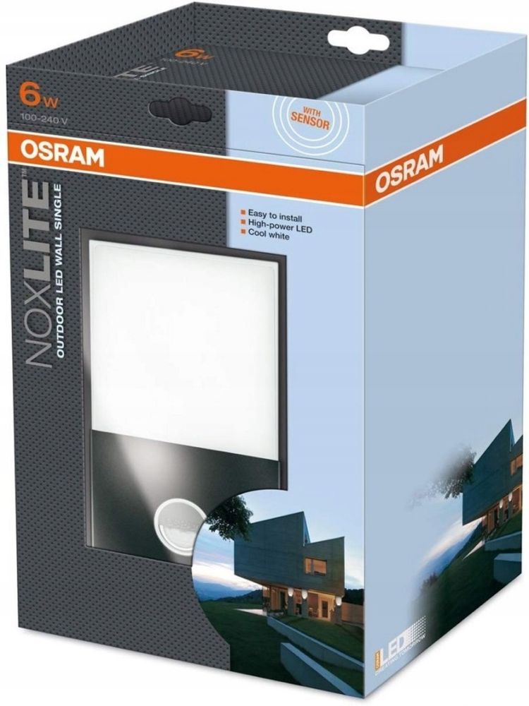 OSRAM Noxlite LED Wall Single 6W Sensor