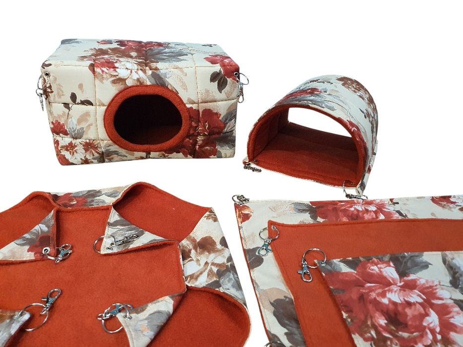 Zestaw komplet mebelków dla gryzoni