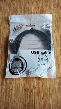 Kabel USB drukarkowy (USB typ A - USB typ B) o długości  1.8m