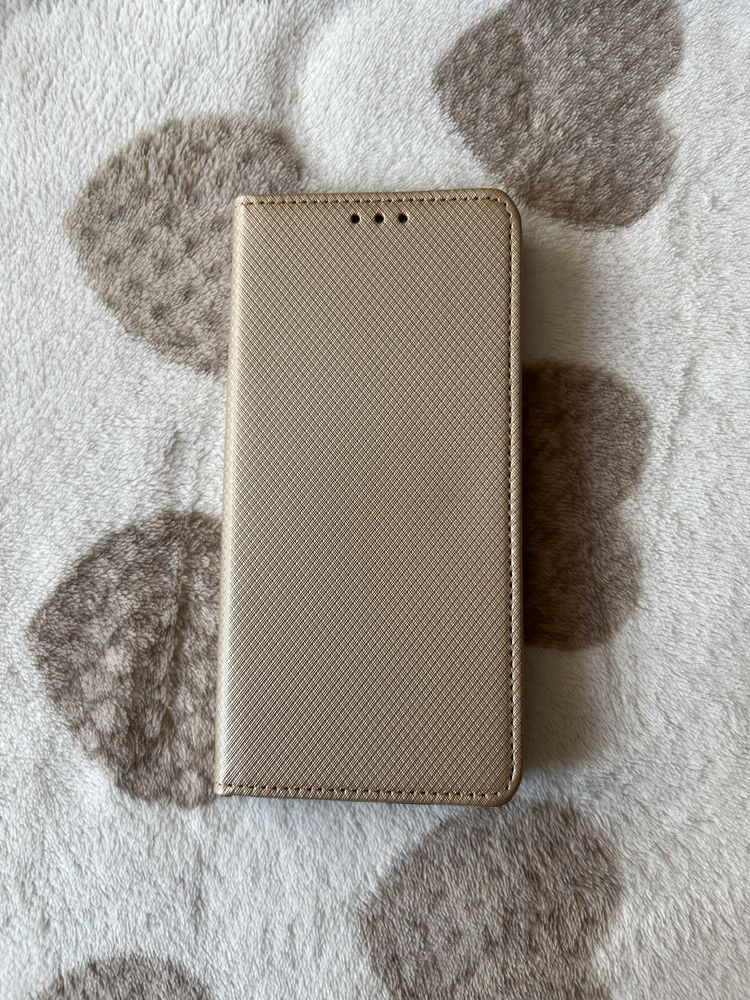 Etui zamykane do Redmi Note 13 Pro Plus - gold