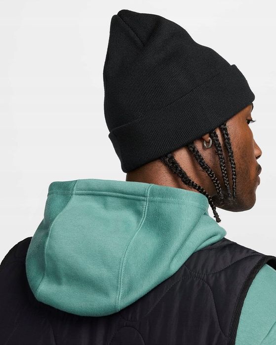 ОРИГІНАЛ шапка шапочка Nike HF6630-10 чорна осінь зима металевий свуж