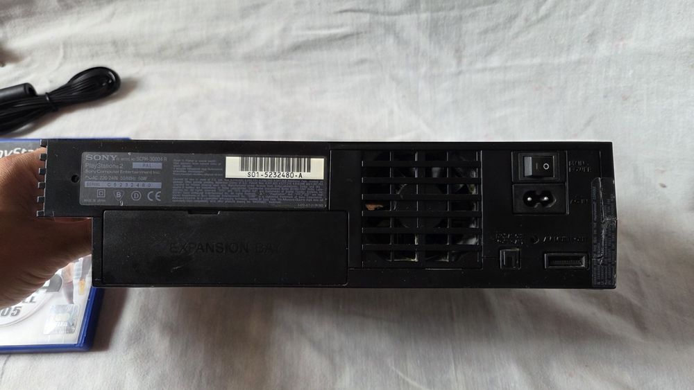 PlayStation 2 ps2 fat com comando e jogo