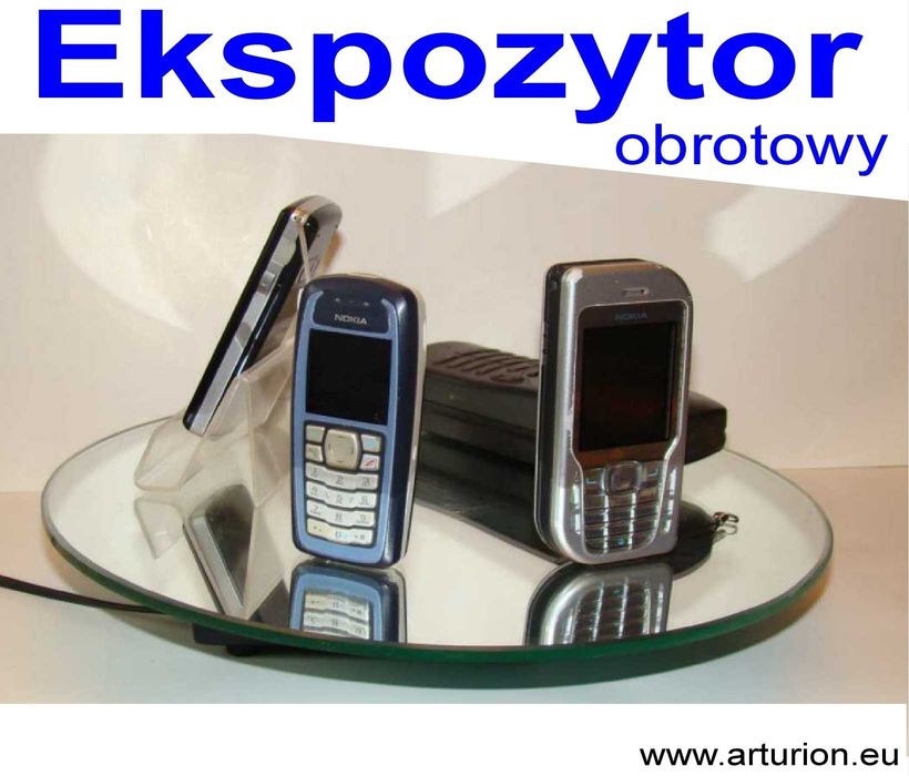 Ekspozytor obrotowy z napędem, do 5 kg, 4 wersje, na kosmetyki