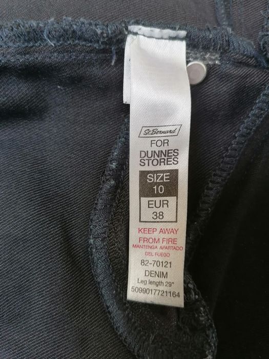 Wygodne spodnie ciążowe dżinsy granatowe rurki