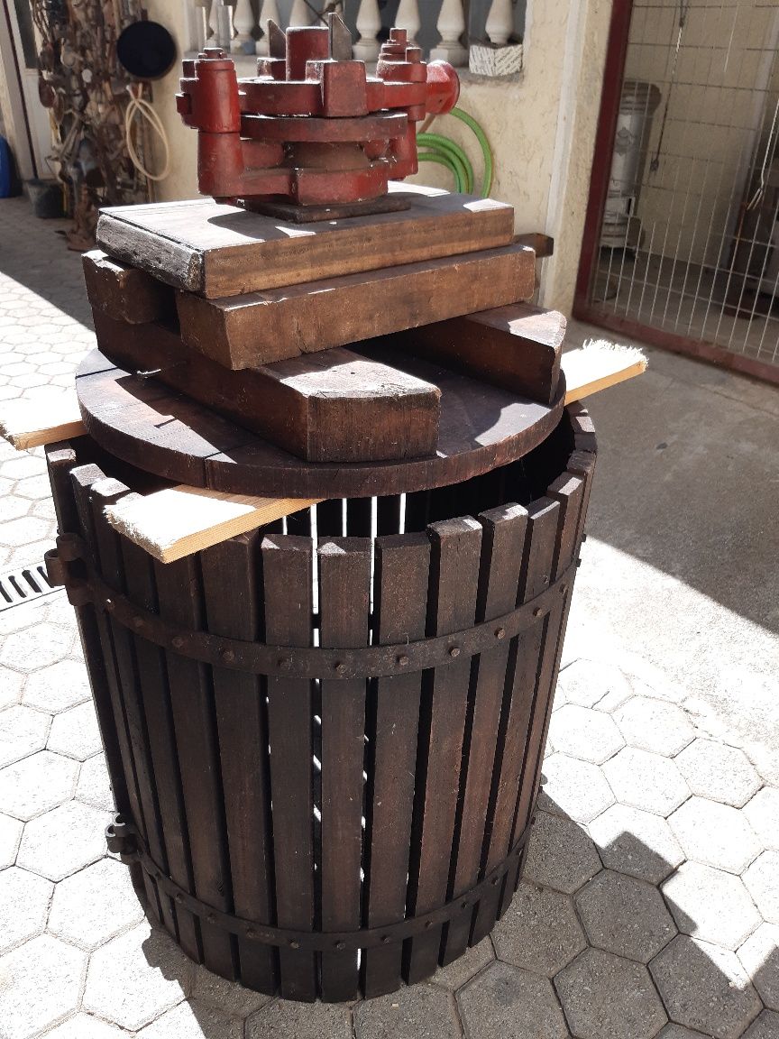 Prensa de lagar de vinho