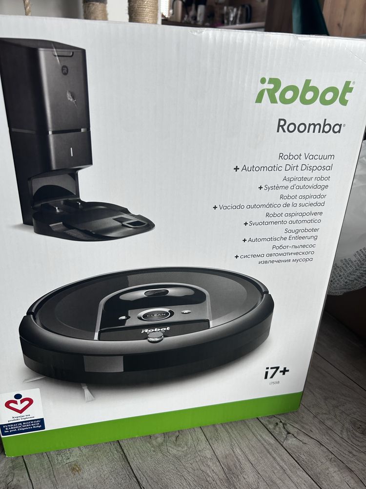 Robot Roomba i7 plus stacja