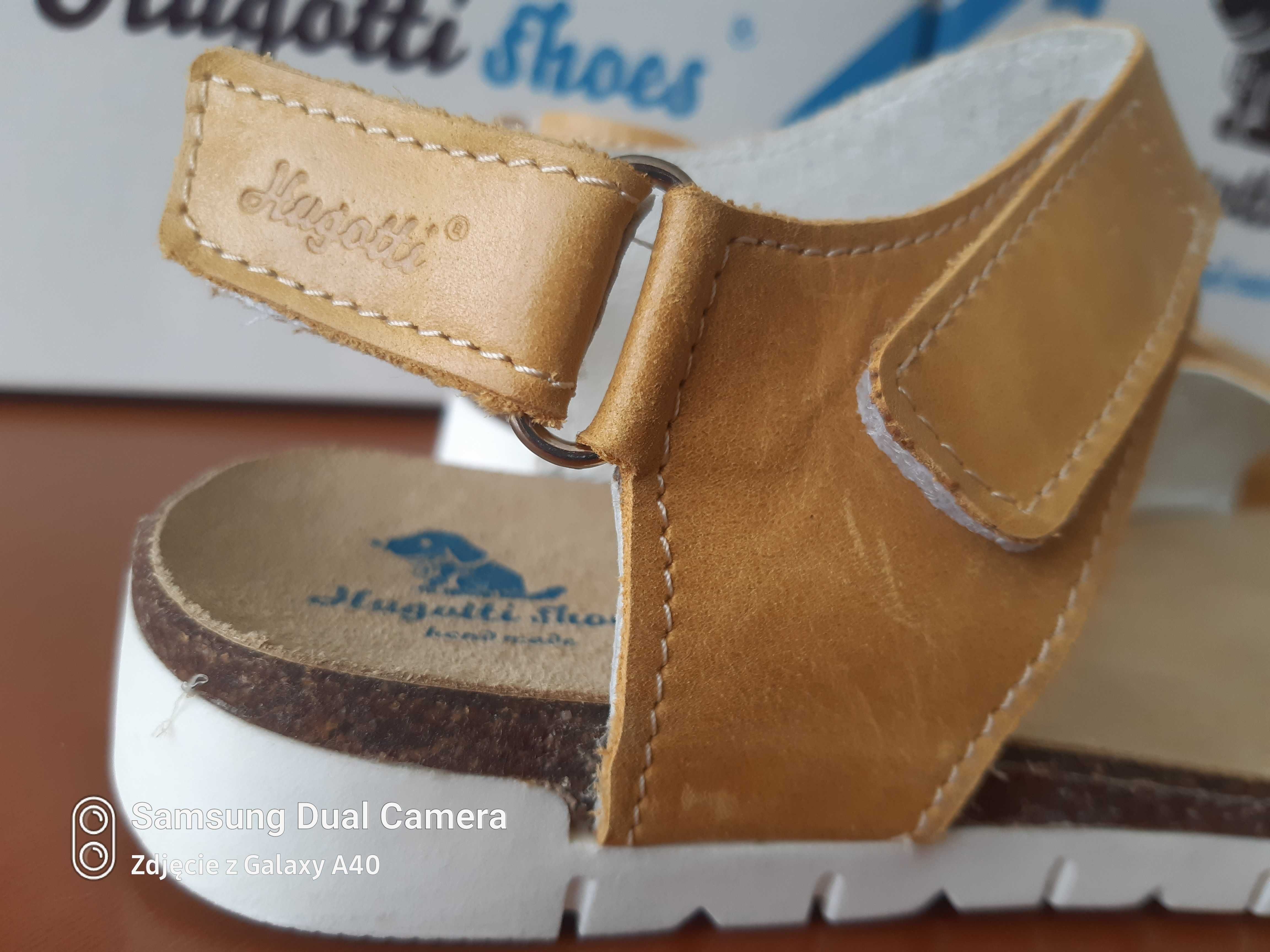 Skórzane sandałki Hugotti 31