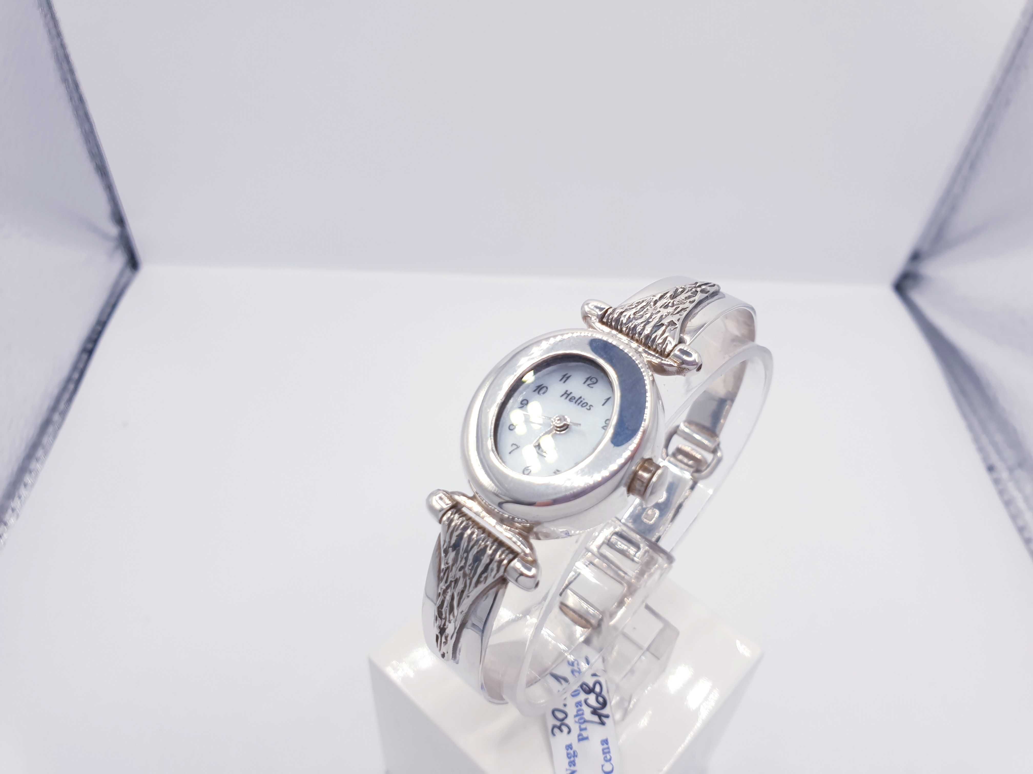 Zegarek ze srebra Helios pr.925 30.6g (Japan Citizen Miyota)