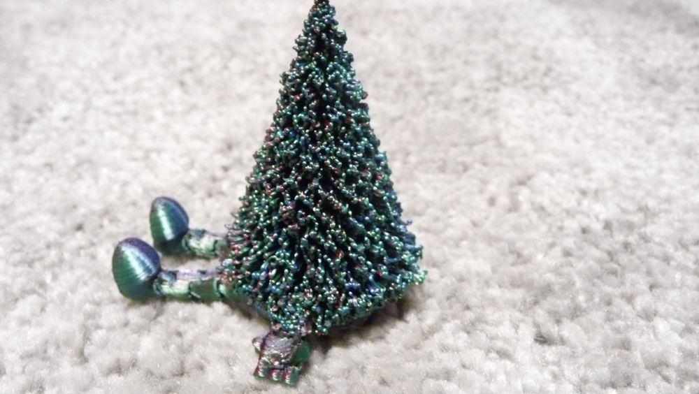 Choinka - ozdoba świąteczna z drukarki 3d