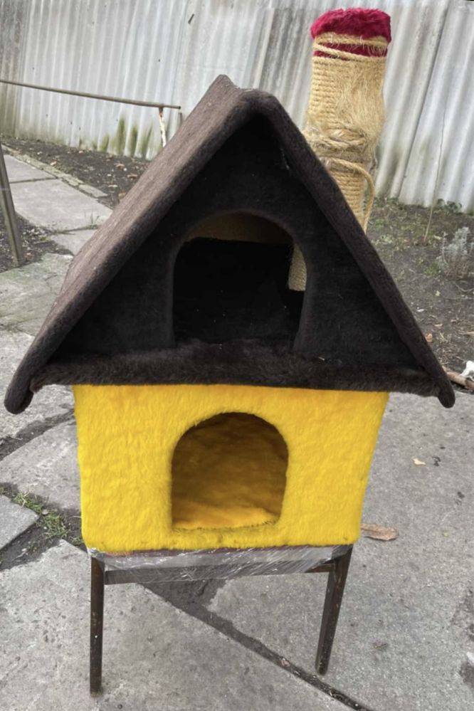Продам кошачий домик-царапалка - кошкин дом.