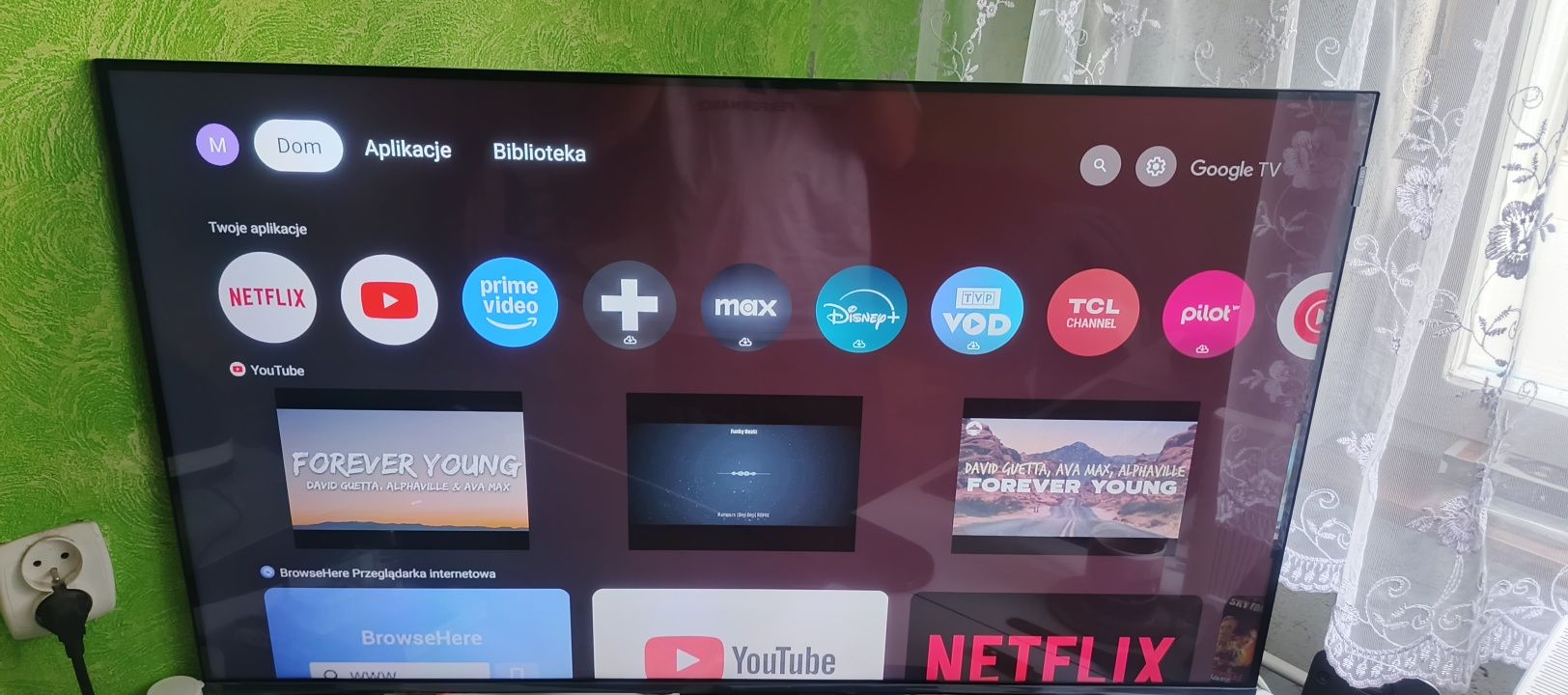 Telewizor TCL 43T7B 43" QLED 4K UHD HDR PRO Dolby HDMI 2.1 Smart TV