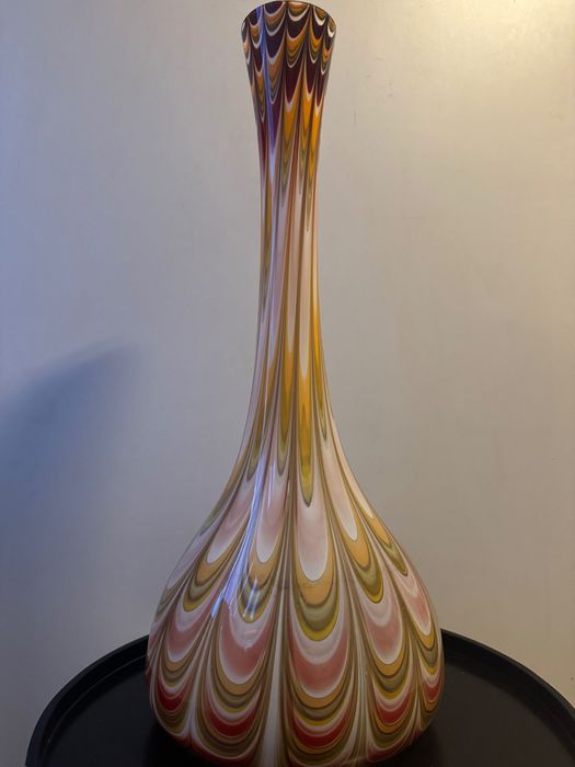 Wysoki wazon szklany 80cm