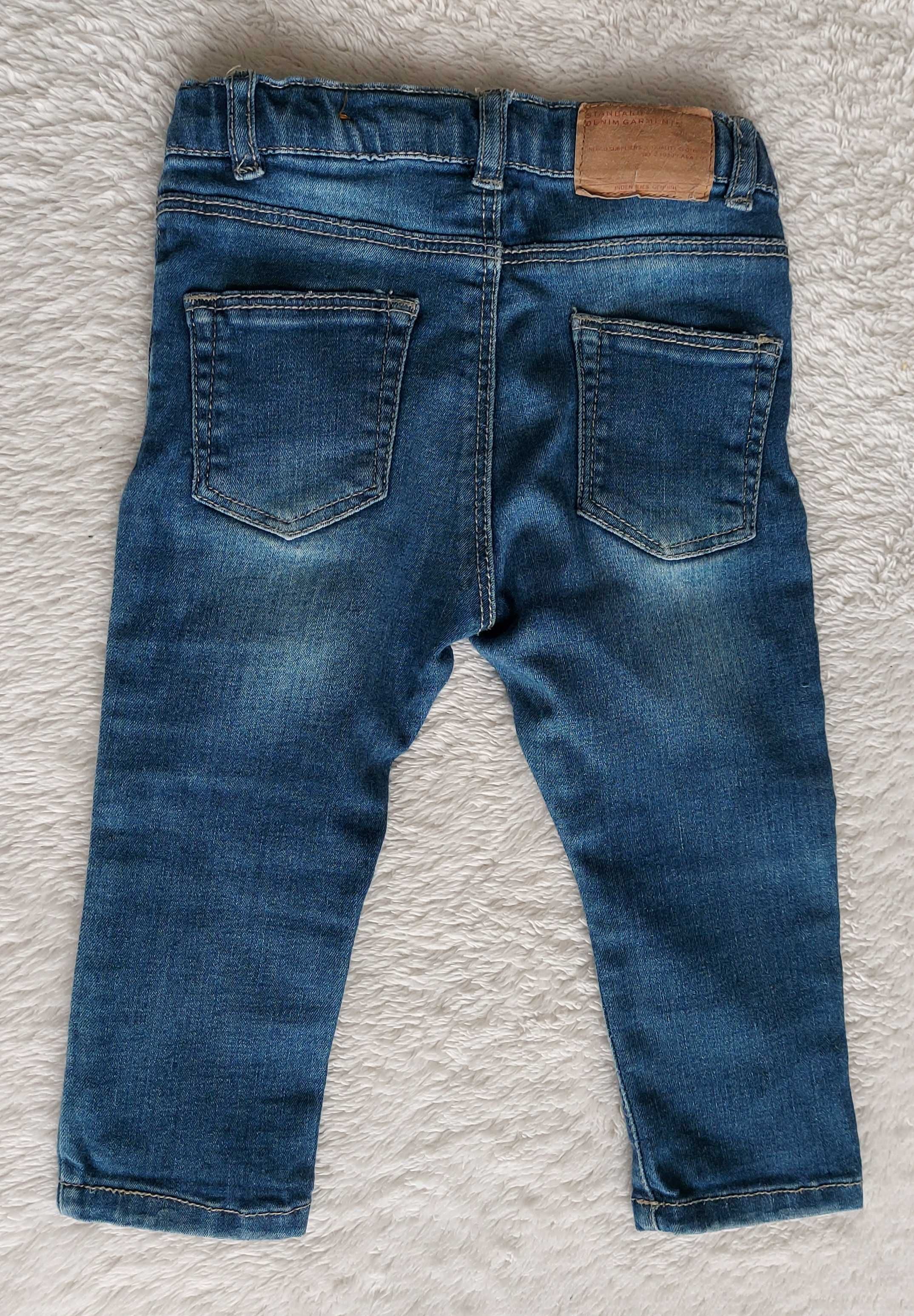 Spodnie jeansowe chłopięce Zara rozm. 80