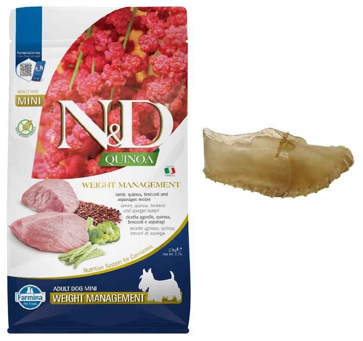 Farmina Dog N&D Quinoa Weight Management Adult Mini lamb 2,5 kg