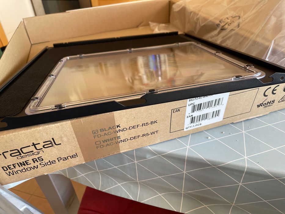 Painel Lateral Acrílico para caixa PC Fractal Design R5