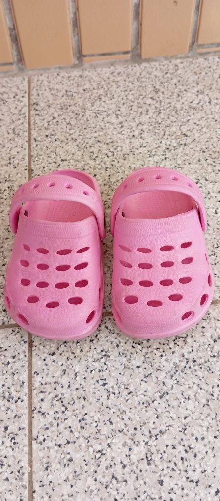 Crocs rosa menina 20