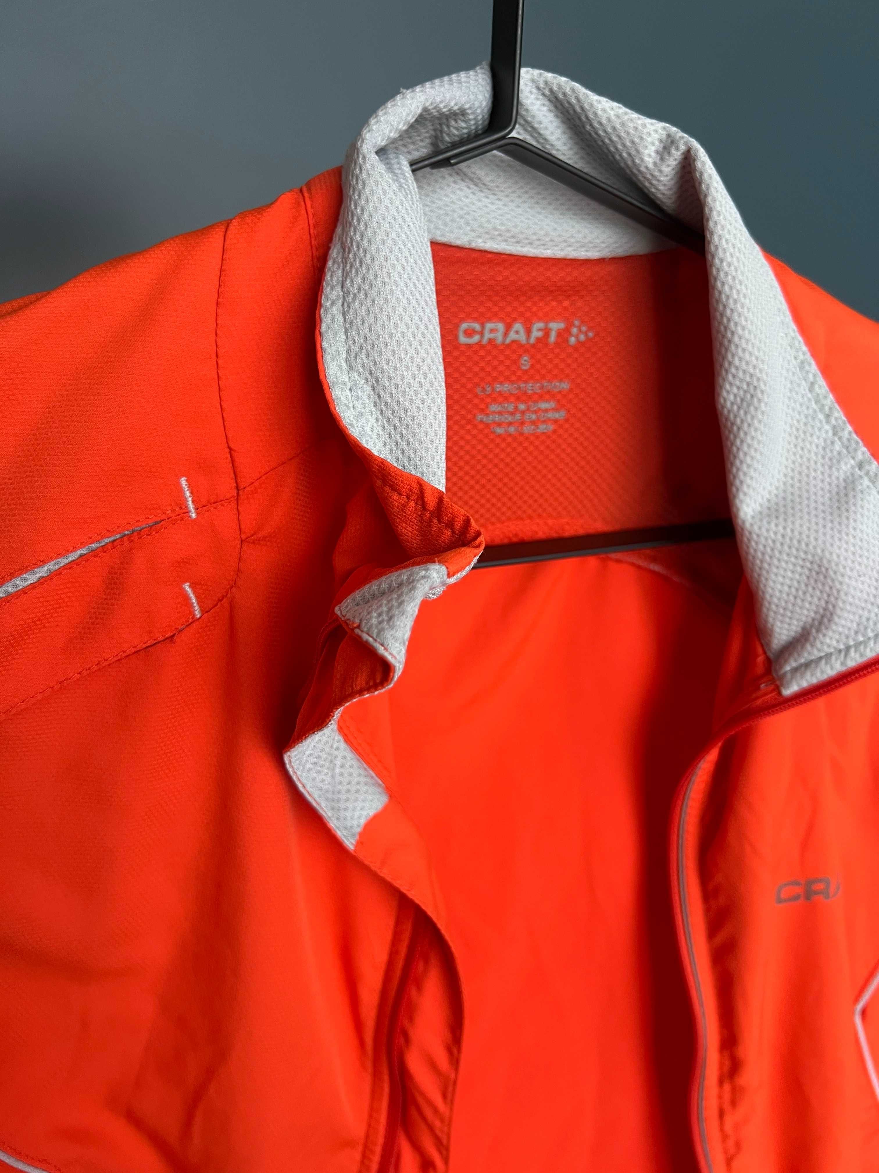 Куртка для бігу вітровка Craft помаранчева S