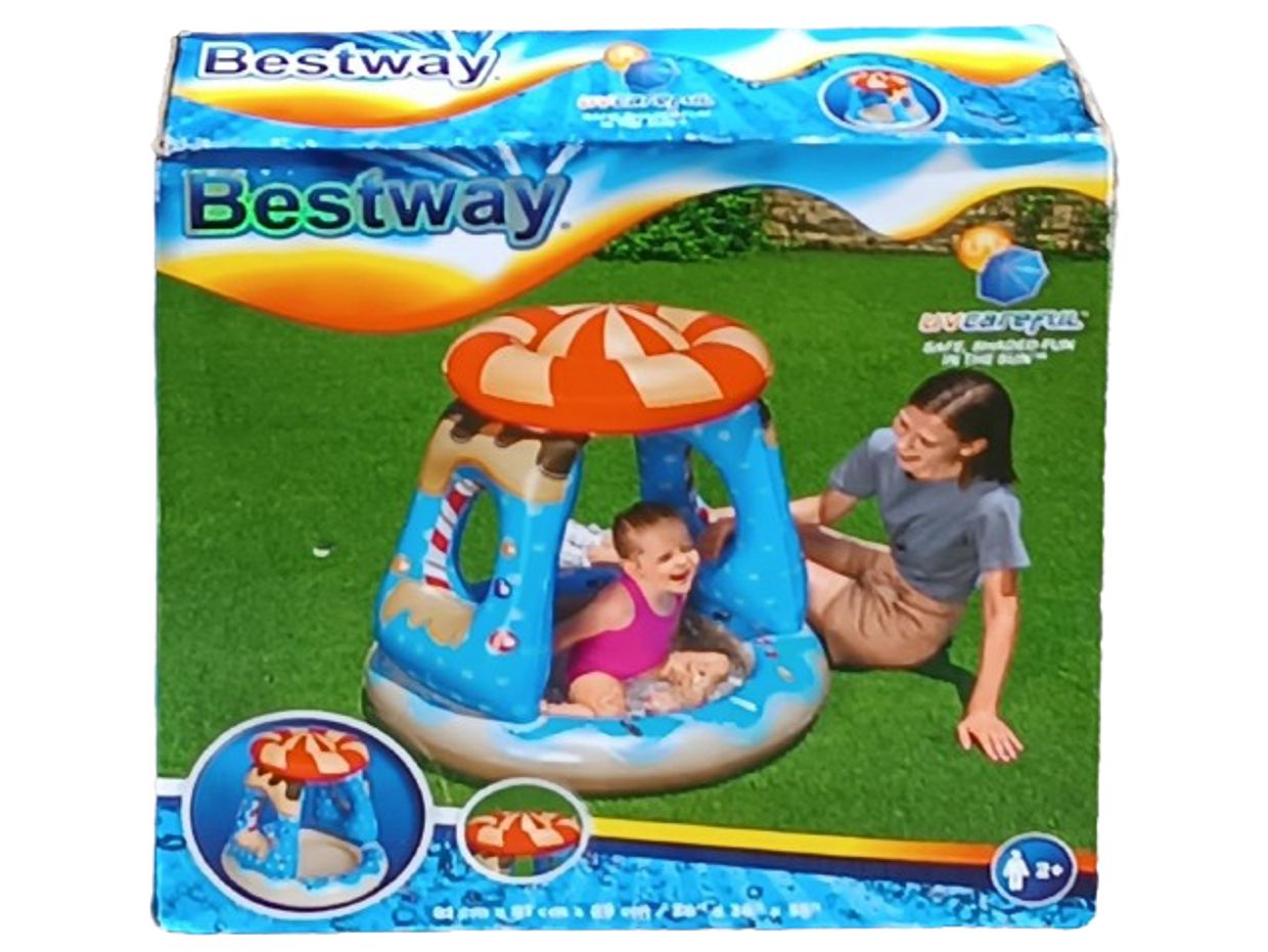 Dmuchany basen z daszkiem Bestway 91x91x89cm 26L
