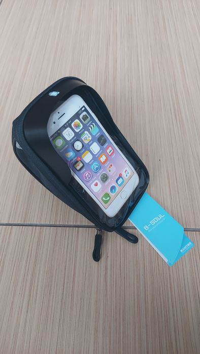 Torba rower sakwa rama mostek kierownica 1 litr smartfon wodoodporna