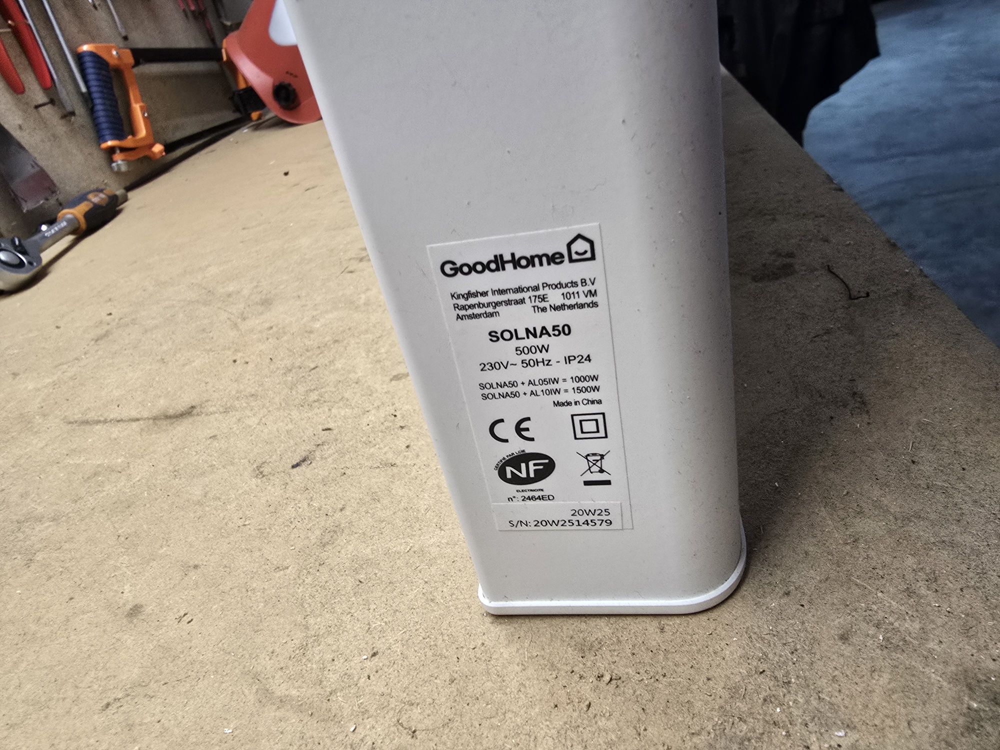 Seca toalhas  500w